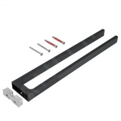 Keuco Edition 11 - Handdoekhouder Dubbel, Lengte 450 Mm, Zwart Chroom Geborsteld 11118130000 -Duravit || Geberit || Grohe Verkoopwinkel 73451e28e17a44d5ae6a8d6d