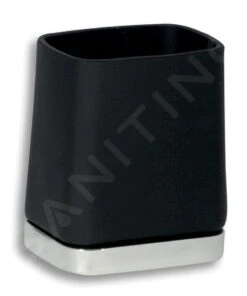 Novaservis Metalia 4 - Beker Vrijstaand, Zwart/chroom 6406,5