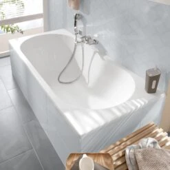 Villeroy & Boch O.novo - Bad Solo, 1700x750 Mm, Wit UBA170CAS2V-01 -Duravit || Geberit || Grohe Verkoopwinkel 7424fdb9bb1f4cad897fd349