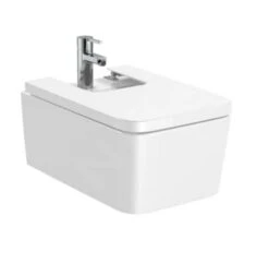 Roca Inspira - Hangend Bidet, Met Overloop, Kraangat, Wit A357535000
