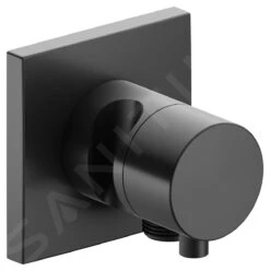 Keuco IXMO - Stopkraan Inbouw Met Douchehouder, Zwart Chroom 59541131202