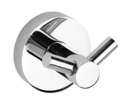 Sapho X-Round - Dubbele Handdoekhaak E, Chroom XR202