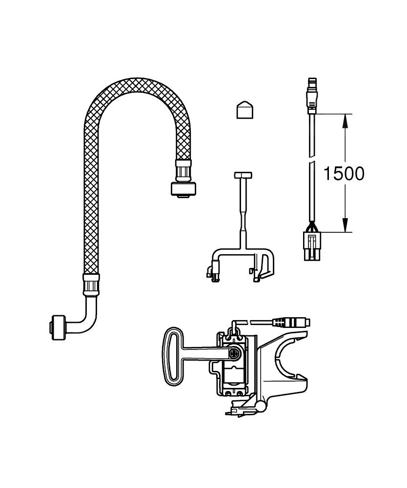 Grohe Sensia Arena - Instalatie Set Voor Een Automatische Spoeling 46944001 2 Grohe Sensia Arena - Instalatie Set Voor Een Automatische Spoeling 46944001 - Afbeelding 2