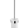 Sapho Gedy Badkameraccessoires - Toiletborstel Met Houder, Chroom/satin Glas PI330313