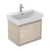 Ideal Standard Connect Air - Wastafelonderkast Cube 550 Mm, 480x409x400 Mm, Decor Licht Hout/lichtbruin Mat E0844UK