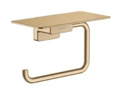 Hansgrohe AddStoris - Toiletrolhouder Met Planchet, Geborsteld Brons 41772140
