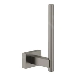 Grohe Essentials Cube - Reserve Toiletrol Houder, Geborsteld Hard Graphite 40623AL1