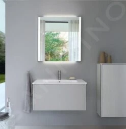 Duravit XSquare - Spiegel 800x800 Mm, Met LED-verlichting En Verwarming XS7012000000000 -Duravit || Geberit || Grohe Verkoopwinkel 7c61587679cb0b895d065975