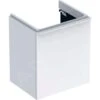 Geberit Smyle Square - Wastafelkast, 536x433x617 Mm, 1 Deur, Scharnieren Links, Glanzend Wit/mat Wit 500.366.00.1