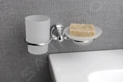 Sapho Diamond - Zeepschaal, Glas, Chroom 1317-04 -Duravit || Geberit || Grohe Verkoopwinkel 7e12ff43dec48baa17e82b13