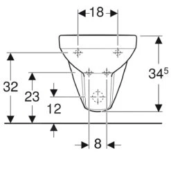Geberit Selnova Square - Wandbidet, 530x350 Mm, Wit 500.271.01.1 -Duravit || Geberit || Grohe Verkoopwinkel 7e90c29c5e1dfe06803ee7f6