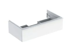 Geberit ICon - Wastafelonderkast, 89x25x48 Cm, 1 Lade, Glanzend Wit 502.312.01.1