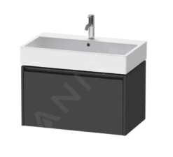 Duravit Ketho.2 - Wastafelkast 440x784x460 Mm, 1 Lade, Grafiet Mat K25077049490000