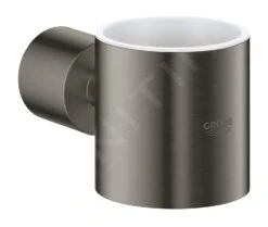 Grohe Atrio - Glas/zeephouder, Geborsteld Hard Graphite 40304AL3