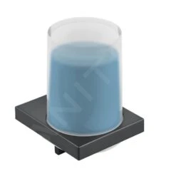 Keuco Edition 11 - Zeepdispenser Met Houder, 180 Ml, Mat Glas/zwart Chroom Geborsteld 11152139000 -Duravit || Geberit || Grohe Verkoopwinkel 814ced6063cf35fee0a9b545