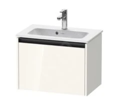 Duravit Ketho.2 - Wastafelkast 440x610x390 Mm, 1 Lade, Glanzend Wit K25055022220000