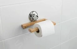 Compactor Bestlock - Toiletrolhouder Met Zuignap, Bamboe/chroom RAN5804 -Duravit || Geberit || Grohe Verkoopwinkel 81b7c3a0b73ce32d8c78d3e4