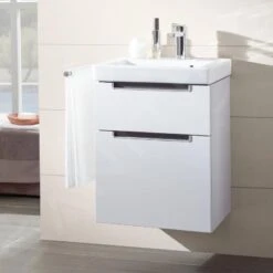 Villeroy & Boch Subway 2.0 - Wastafelonderkast, 485x590x379 Mm, 2 Lades, Glossy White A90710DH -Duravit || Geberit || Grohe Verkoopwinkel 82151197bf8b83c905faa2f4