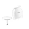 Hansgrohe Exafill S - Afbouwdeel S Badvul-, Overloop- En Afvoergarnituur, Mat Wit 58117700