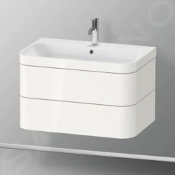 Duravit Happy D.2 Plus - Wastafelonderkast Met Wastafel 480x775x490 Mm, 2 Laden, Wit Hoogglans HP4637O2222 -Duravit || Geberit || Grohe Verkoopwinkel 850211b096da9e0027988c0c