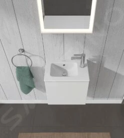 Duravit L-Cube - Wastafelonderkast 400x420x294 Mm, Scharnieren Links, Wit Mat LC6272L1818 -Duravit || Geberit || Grohe Verkoopwinkel 8563264b72e3c9b845db5f06