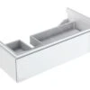 Geberit Xeno 2 - Wastafelonderkast 900 Mm Met Bijzetplank, Interne Lade Met LED Verlichting, Glanzend Wit 500.513.01.1