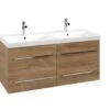 Villeroy & Boch Avento - Wastafelonderkast, 1180x514x452 Mm, 4 Lades, Oak Kansas A89300RH