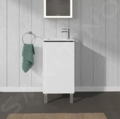 Duravit L-Cube - Wastafelonderkast 856x420x294 Mm, Links, 1 Deur, Glanzend Wit LC6273L2222 -Duravit || Geberit || Grohe Verkoopwinkel 89151624f01a1155d20e8262