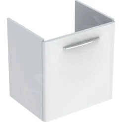 Geberit Selnova Square - Wastafelonderkast, 544x557x446 Mm, 1 Deur, Glanzend Wit 500.180.01.1