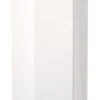 Duravit L-Cube - Hoge Badkamerkast 1320x500x363 Mm, Links, Glanzend Wit LC1179L2222
