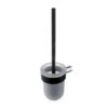 Nimco Nava - Toiletborstel Met Houder, Mat Glas/mat Zwart NA 28094WN-b