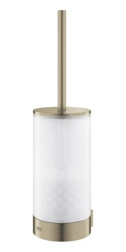 Grohe Selection - Toiletborstel Met Houder, Glas/geborsteld Nikl 41076EN0 -Duravit || Geberit || Grohe Verkoopwinkel 8a7ad173ba3516186fe5103a