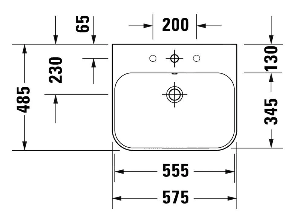 Duravit Happy D.2 Plus - Wastafelonderkast Met Wastafel 480x575x490 Mm, 2 Laden, Wit Hoogglans HP4635O2222 2 Duravit Happy D.2 Plus - Wastafelonderkast Met Wastafel 480x575x490 Mm, 2 Laden, Wit Hoogglans HP4635O2222 - Afbeelding 2