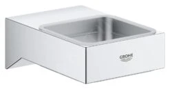 Grohe Selection Cube - Glas/zeephouder, Chroom 40865000