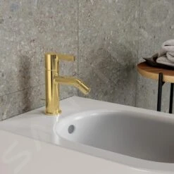 Ideal Standard Joy - Bidetkraan Met Waste, Brushed Gold BC784A2 -Duravit || Geberit || Grohe Verkoopwinkel 8ad3968fe676a74f92300d02