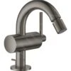 Grohe Atrio - Bidekraan Met Waste, M-size, Geborsteld Hard Graphite 32108AL3