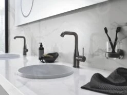 Grohe Essentials - Glas/zeephouder, Grafiet Donker, Geborsteld 40369AL1 -Duravit || Geberit || Grohe Verkoopwinkel 8c55c7f5f2c2c170dc988926