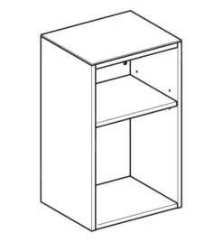 Geberit Smyle Square - Zijkast, Open, Glanzend Wit 500.358.00.1 -Duravit || Geberit || Grohe Verkoopwinkel 8c74cc25553e9eaa660d33c5