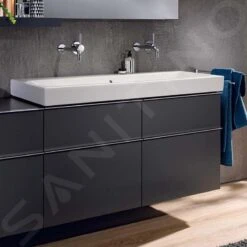 Geberit ICon - Onderkast Voor Dubbele Wastafel Met 4 Laden 1200 Mm, Lava Look 841421000 -Duravit || Geberit || Grohe Verkoopwinkel 8e7c7a89a3dd831b7d2d11dd