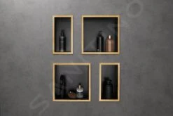 Hansgrohe XtraStoris Individual - Inbouwnis Met Designlijst, 300x150x100 Mm, Mat Zwart/geborsteld Brons 56095140 -Duravit || Geberit || Grohe Verkoopwinkel 8ec7d445f4058695244f55f9