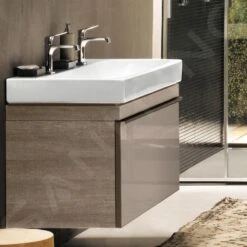 Geberit Citterio - Wastafelonderkast 1200 Mm, Glanzend Grijsbruin/eik Beige 500.566.JI.1 -Duravit || Geberit || Grohe Verkoopwinkel 91f85de12a36c14da19d15c8