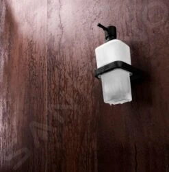 Nimco Maya - Zeepdispenser Met Houder, Mat Glas/zwart MAC 29031H-T-90 -Duravit || Geberit || Grohe Verkoopwinkel 923ecbd4b6f32843ce496992