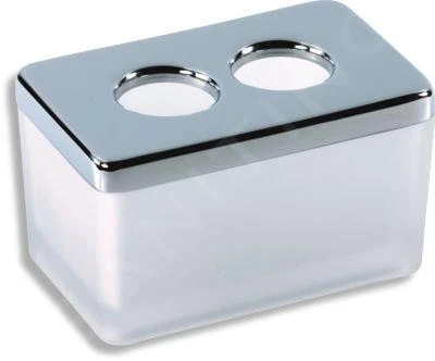 Novaservis Metalia 4 - Wattenschijfje Houder, Chroom 6422,0 1 Novaservis Metalia 4 - Wattenschijfje Houder, Chroom 6422,0