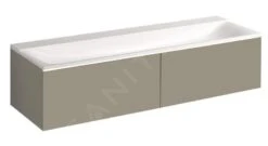 Geberit Xeno 2 - Wastafelonderkast Varicor 1600 Mm Met LED Verlichting En 2 Laden, Grijs/beige 500.346.00.1 -Duravit || Geberit || Grohe Verkoopwinkel 93e40cfbf901620caefab53a