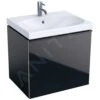 Geberit Acanto - Wastafelonderkast 600 Mm, Zwart 500.609.16.1