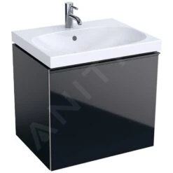 Geberit Acanto - Wastafelonderkast 600 Mm, Zwart 500.609.16.1