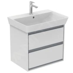 Ideal Standard Connect Air - Wastafelonderkast 580x409x517 Mm, Glanzend Wit/mat Lichtgrijs Lak E1605KN -Duravit || Geberit || Grohe Verkoopwinkel 964a2ba08eb7269cb23351cf