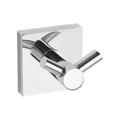 Sapho X-SQUARE - Dubbele Handdoekhaak, Chroom XQ201