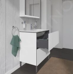 Duravit L-Cube - Wastafelonderkast 856x820x481 Mm, 2 Laden, Glanzend Wit LC662602222 -Duravit || Geberit || Grohe Verkoopwinkel 96f6c0d85a2fd857c9c8a4e4