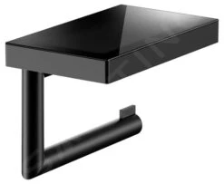 Keuco Reva - Toiletpapierhouder, Mat Zwart 12873379000